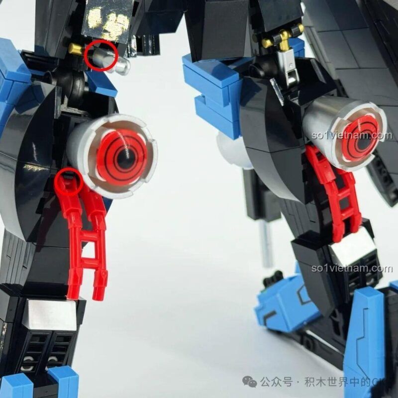 Chiến binh Robot Vidar đồ chơi, Robot Gundam Vidar mô hình - Robot Vidar Iron-Blooded JIESTAR 58145 trong tư thế chuẩn bị bắn, phù hợp bé trai 8 tuổi, giá bình dân.