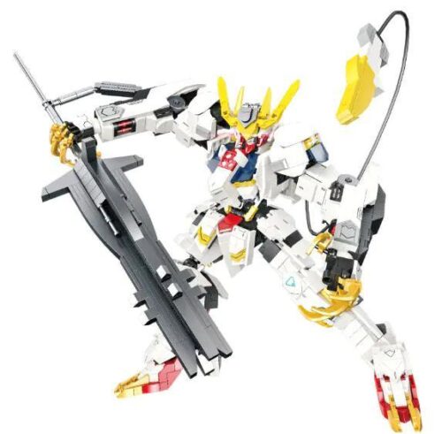 Bộ lắp ghép JIESTAR 58196 Mô hình Gundam Barbatos Lupus Rex chiến đấu, đồ chơi mô hình robot cho bé trai 8 tuổi, giá tốt