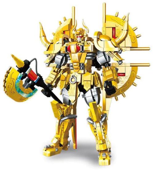Bộ lắp ráp JIESTAR 58228 Robot Mecha Thánh Đấu Sĩ Kim Ngưu, mô hình cao 38cm cho con trai 14 tuổi, giá rẻ.
