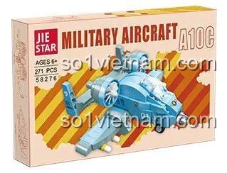 Hộp đồ chơi mô hình Jiestar 58276 Máy bay cường kích A-10, quà tặng sáng tạo cho con trai.