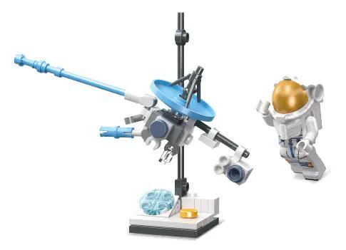 Mô hình tàu Voyager JIESTAR 59102 và minifigure phi hành gia. Bộ đồ chơi Tàu thăm dò không gian Voyager giá rẻ cho con trai 6 tuổi.