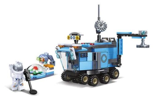 Bộ lắp ghép JIESTAR 59114 Xe tự hành thám hiểm mặt trăng với 257 mảnh, đồ chơi sáng tạo cho bé trai 6 tuổi giá rẻ.