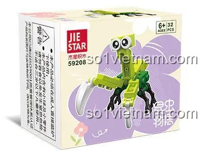 Hộp đồ chơi lắp ghép JIESTAR 59208 Bọ Ngựa, bộ xếp hình Bọ Ngựa 32 mảnh cho bé trai 6 tuổi tiết kiệm