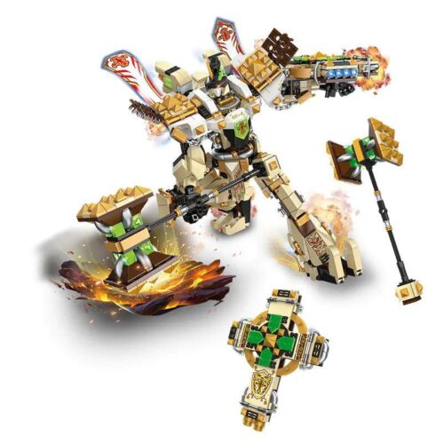 bộ lắp ráp Kỵ Sĩ Sát Lục Vô Tận Bình Minh JIESTAR 67009, đồ chơi mô hình mecha khổng lồ 1428 chi tiết, giá tốt cho bé trai 6 tuổi