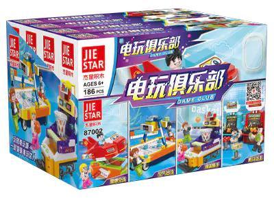 bộ đồ chơi Câu lạc bộ điện tử JIESTAR 87002, hộp sản phẩm chính, cho bé trai 6 tuổi, giá tốt