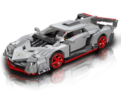 Bộ lắp ghép Siêu xe Lamborghini Veneno 1434 mảnh, mô hình xe đua cho bé trai 8 tuổi, giá tốt