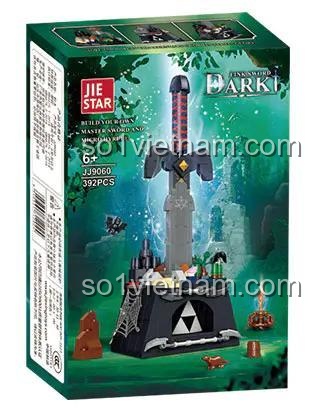 Hộp sản phẩm bộ lắp ghép JIESTAR JJ9060 Thanh Kiếm Bóng Tối của Link, chất lượng cao, giá tiết kiệm cho bé trai 6 tuổi.