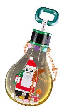 Bộ lắp ghép Đèn Giáng Sinh Ông Già Noel JIESTAR JJ9115 có đèn LED, thiết kế bóng đèn độc đáo, phù hợp cho bé 6 tuổi, giá tốt.