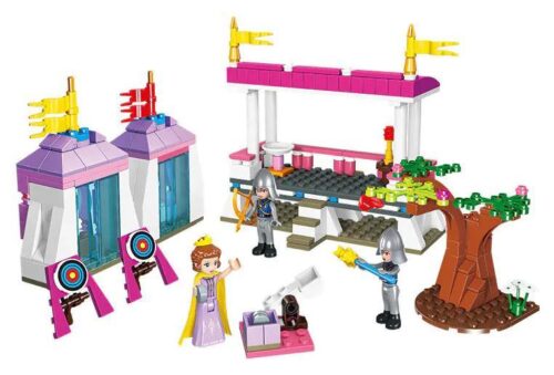 Bộ lắp ghép JIESTAR 20405 Nữ hoàng Jelena: Sân tập hoàng gia với 2 minifigure và 342 chi tiết