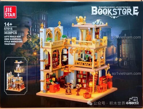 Mặt trước hộp JIESTAR 57015 Thư viện Châu Âu