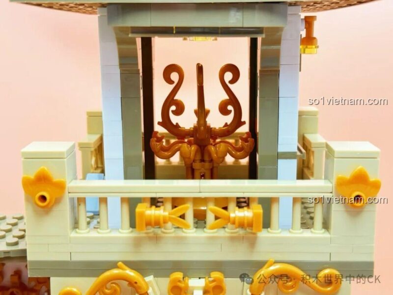 Mô hình lắp ghép JIESTAR 57015 Thư viện Châu Âu - với đèn trang trí sang trọng