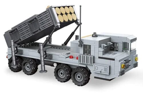 JIESTAR 59067 Xe Pháo Phóng Tầm Xa bộ lắp ghép đồ chơi quân sự 739 mảnh cho bé trai 6 tuổi