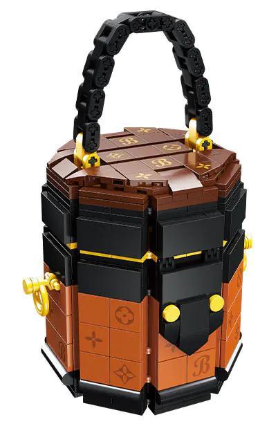 Túi Xách JIESTAR JJ9112 bộ đồ chơi lắp ghép mini block 622 chi tiết cho bé gái 6 tuổi