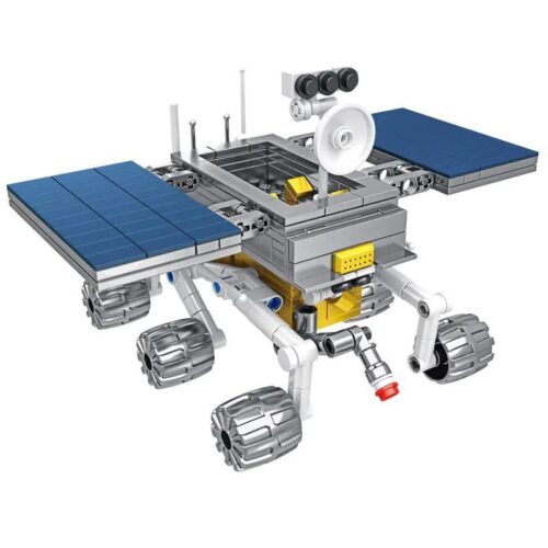 Bộ lắp ghép Xe Tự Hành Mặt Trăng Jihu 691003, đồ chơi mô hình không gian cho bé trai 6 tuổi, giá rẻ, chất lượng cao.