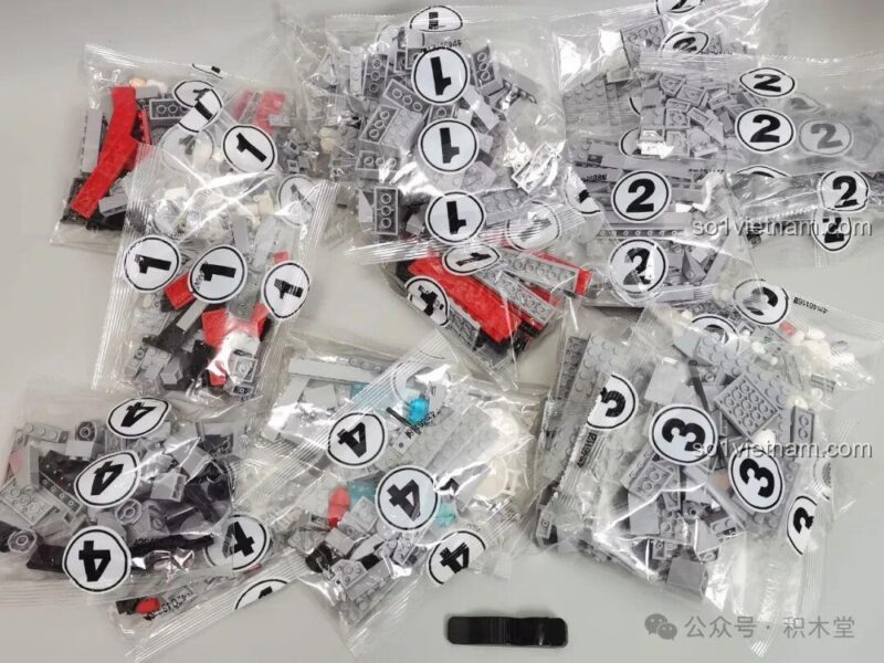 Các gói chi tiết JIQILE 42046 Tàu khu trục tên lửa lớn