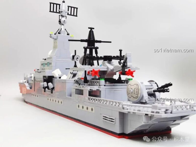 Tháp pháo JIQILE 42046 Tàu khu trục tên lửa lớn
