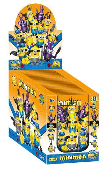 Hộp sản phẩm đồ chơi lắp ghép Minions 积智星 117
