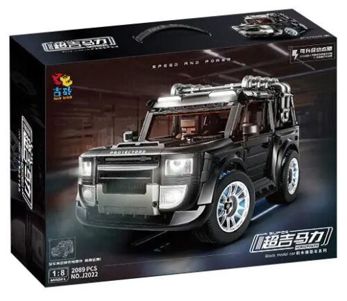 Bộ lắp ghép Jizuan J2022 Xe Jeep Địa Hình Prowler, đồ chơi lắp ráp mô hình xe off-road tỉ lệ 1:8 có đèn LED, giá tốt cho bé trai 8 tuổi.