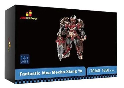 JMBricklayer 70160 Mecha Hạng Vũ Tây Sở Bá Vương Hạng Vũ 1650 Mảnh Đèn LED