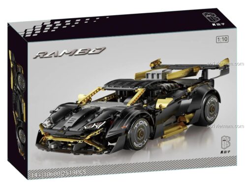 Hộp sản phẩm K Box 10600 Lamborghini Huracán STO, đồ chơi mô hình K Box chất lượng cao cho bé trai 14 tuổi