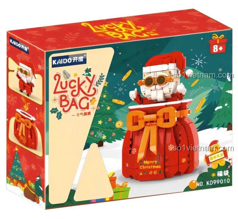 Hộp sản phẩm Ông Già Noel Túi May Mắn KAIDO KD99010