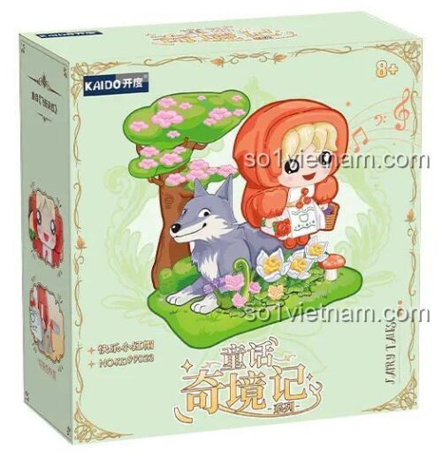 Hộp bộ lắp ghép Kaido KD99023, đồ chơi xếp hình Tiểu Hồng Mão, món quà tiết kiệm cho bé gái 8 tuổi.