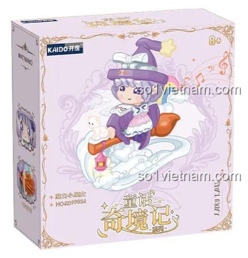 Hộp bộ lắp ghép Kaido KD99024 Tiểu Ma Nữ Ma Lực chất lượng cao, quà tặng tiết kiệm cho bé gái 8 tuổi