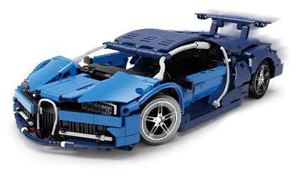 Mô hình siêu xe Bugatti Chiron màu xanh dương KAIYU K96123, đồ chơi lắp ghép điều khiển từ xa cho bé 12 tuổi, giá tốt, chất lượng cao