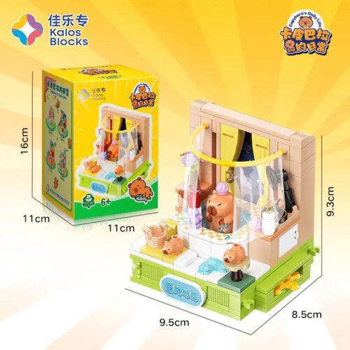 Bộ đồ chơi Capybara Kalos Blocks 54001 Thời Gian Thư Giãn, mô hình Capybara dễ thương, phù hợp bé 6 tuổi, giá tốt.