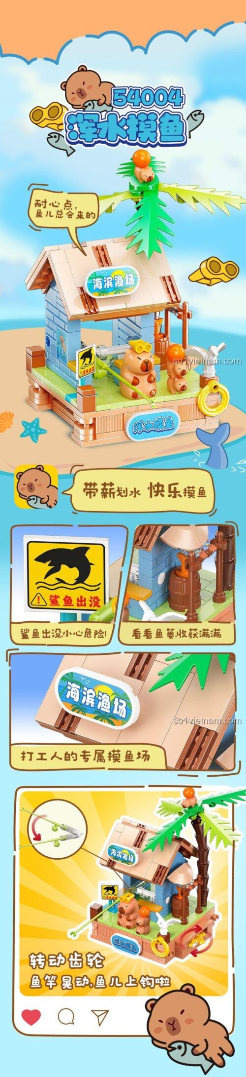 Đồ chơi mô hình Capybara Kalos Blocks, bộ sưu tập sáng tạo cho trẻ em, phát triển tư duy