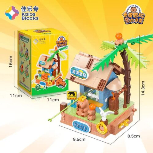 Bộ lắp ghép Capybara Kalos Blocks 54004 đáng yêu, mô hình tương tác cho bé 6 tuổi, giá tốt