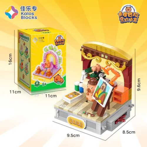 Bộ đồ chơi Kalos Blocks 54008 Capybara không ý tưởng, mô hình Capybara dễ thương, kích thước chi tiết, phù hợp bé trai bé gái 6 tuổi, giá tốt.