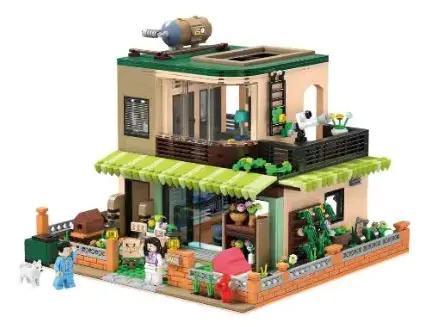 Mô hình Ngôi nhà Umeda Kalos Blocks 61007 với 1577 chi tiết, phong cách kiến trúc Nhật Bản, phù hợp cho bé 6 tuổi