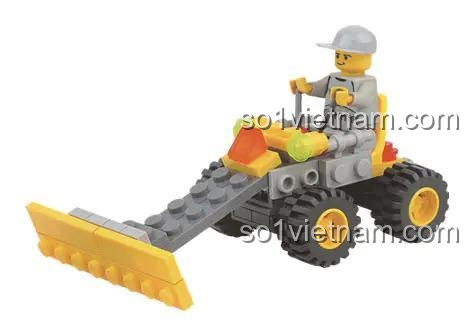 Bộ đồ chơi xe nâng KAZI 6209 sau khi lắp ráp