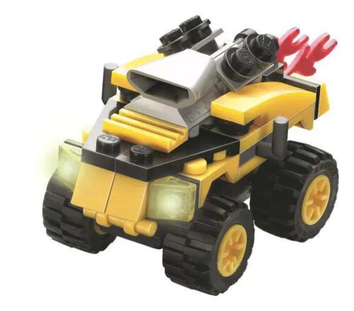 Xe Jeep Địa Hình "Kinh Thiên Hổ" KAZI 8033 Động cơ kéo lùi có đèn LED cho bé 5 tuổi