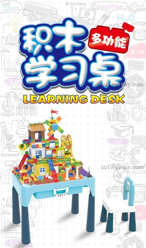 Ảnh poster của đồ chơi giáo dục KAZI KY019A, giới thiệu bàn học đa năng cho bé, một lựa chọn tiết kiệm và chất lượng.