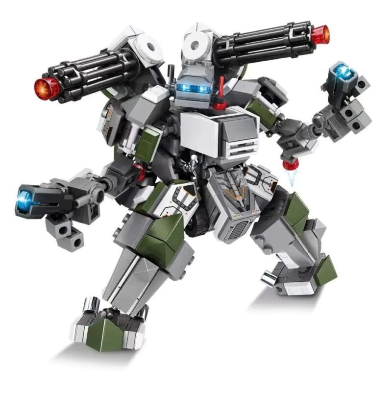 Bộ lắp ghép Robot Dã Chiến Lãng Khách Nguy Hiểm KAZI KY6624, đồ chơi mô hình 445 mảnh cho bé trai 8 tuổi, giá tốt.
