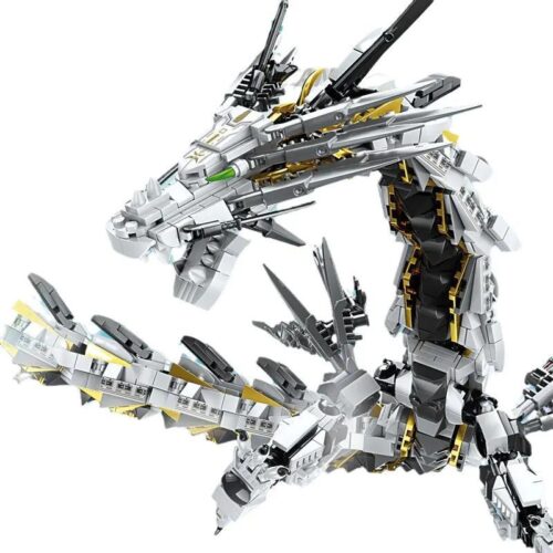 Mô hình Rồng Trắng Bão Tố KAZI KY8093