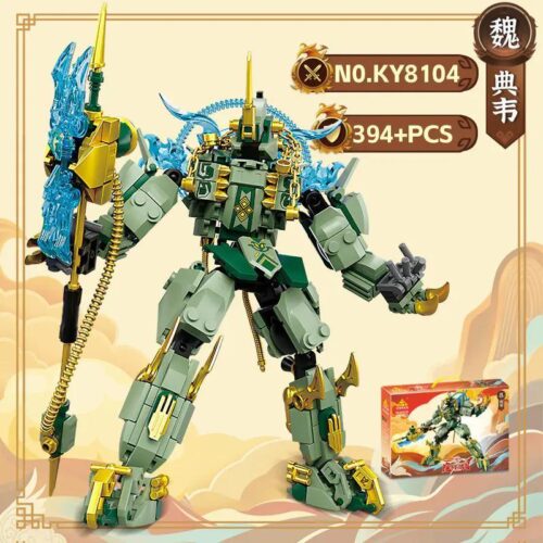 Bộ lắp ghép Mecha Điển Vi KAZI KY8104, đồ chơi mô hình Robot Điển Vi cho bé trai 6 tuổi, giá tốt, ảnh hộp sản phẩm.