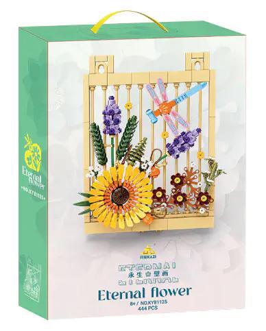 Bộ lắp ghép Bức tranh hoa vĩnh cửu KAZI KY81125, mô hình trang trí treo tường độc đáo, quà tặng cho con gái 8 tuổi giá tốt