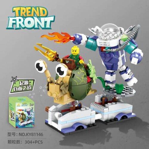Bộ lắp ghép KAZI KY81146 Trend Front Robot Chiến Đấu, 304 Mảnh, Độ tuổi 6+, Cho bé trai