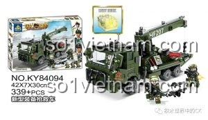 Hộp bộ lắp ghép Xe Tăng Chiến Đấu T-34 KAZI KY8118 199 Mảnh Tỉ lệ 1:72 Bắn đạn nhựa
