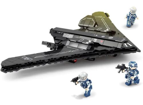 Bộ lắp ghép máy bay ném bom tàng hình H-20 KAZI KY84120 với 3 minifigures lính đặc nhiệm, đồ chơi cho bé trai 6 tuổi giá rẻ.