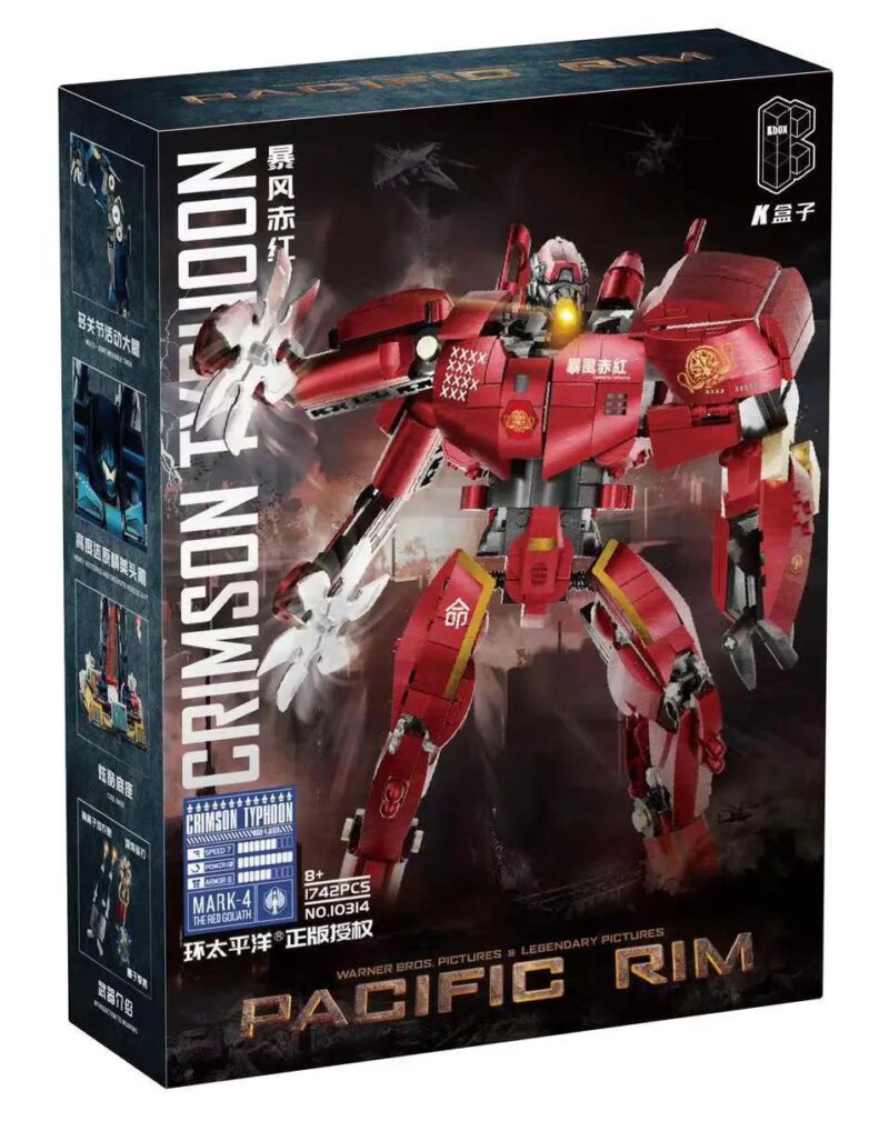 Bộ lắp ghép Người Máy Chiến Đấu Bão Đỏ Crimson Typhoon KBOX 10314 giá tốt cho bé trai 8 tuổi, mô hình robot chiến đấu chất lượng cao