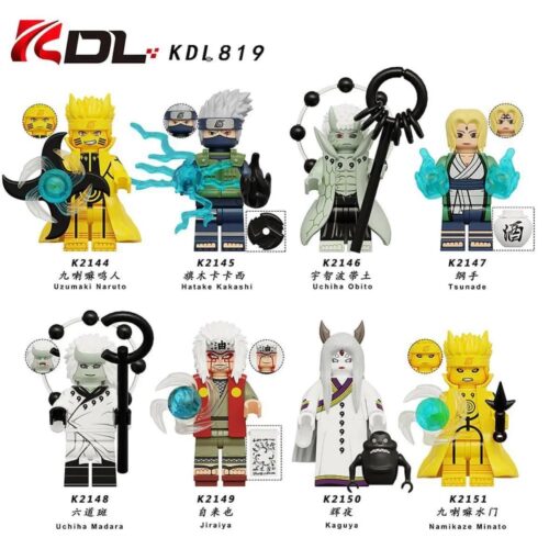Minifigure Namikaze Minato KDL K2151, cha của Naruto, Hokage Đệ Tứ, đồ chơi lắp ghép figure Naruto, phù hợp cho bé trai 6 tuổi, giá tốt