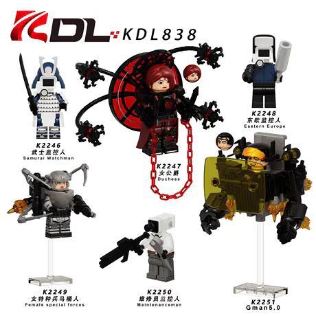 Bộ đồ chơi Minifigure Skibidi Toilet KDL K2249, bộ 6 nhân vật hot trend cho bé trai 6 tuổi, giá tốt.