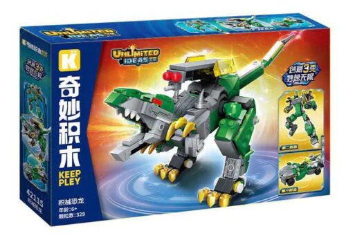 Hộp sản phẩm Keeppley 42115 Bộ Lắp Ghép Máy Móc Khủng Long 3 In 1