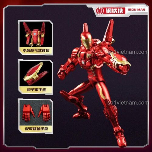 Mô hình Iron Man Keeppley 73070 chi tiết
