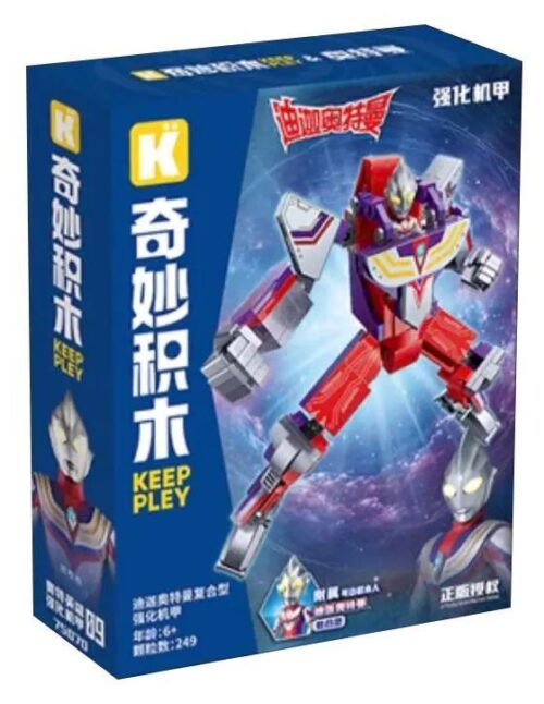 Hộp sản phẩm Keeppley 75070 Dikai Ultraman Hợp thể Cường hóa Cơ giáp
