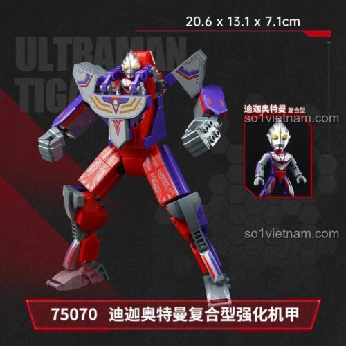 Mô hình Keeppley 75070 Dikai Ultraman Hợp thể Cường hóa Cơ giáp